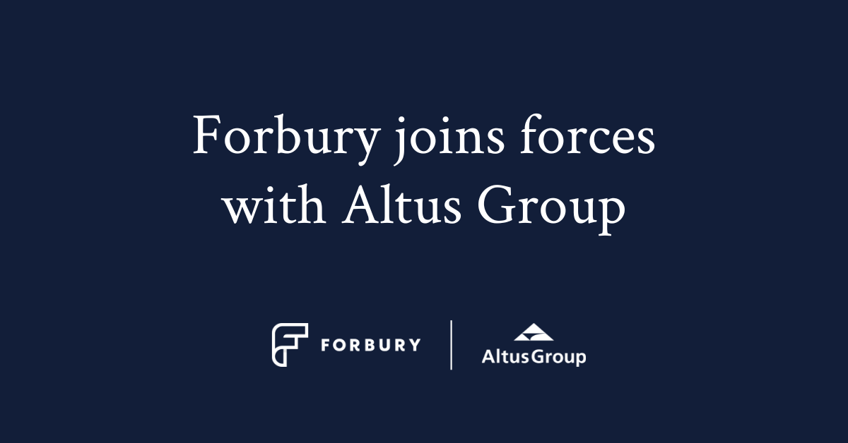 Forbury joins forces with Altus Group